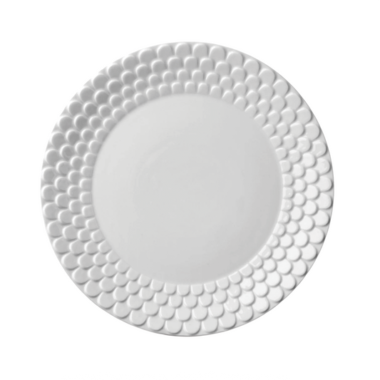 L'Objet Aegean White Dinner Plate