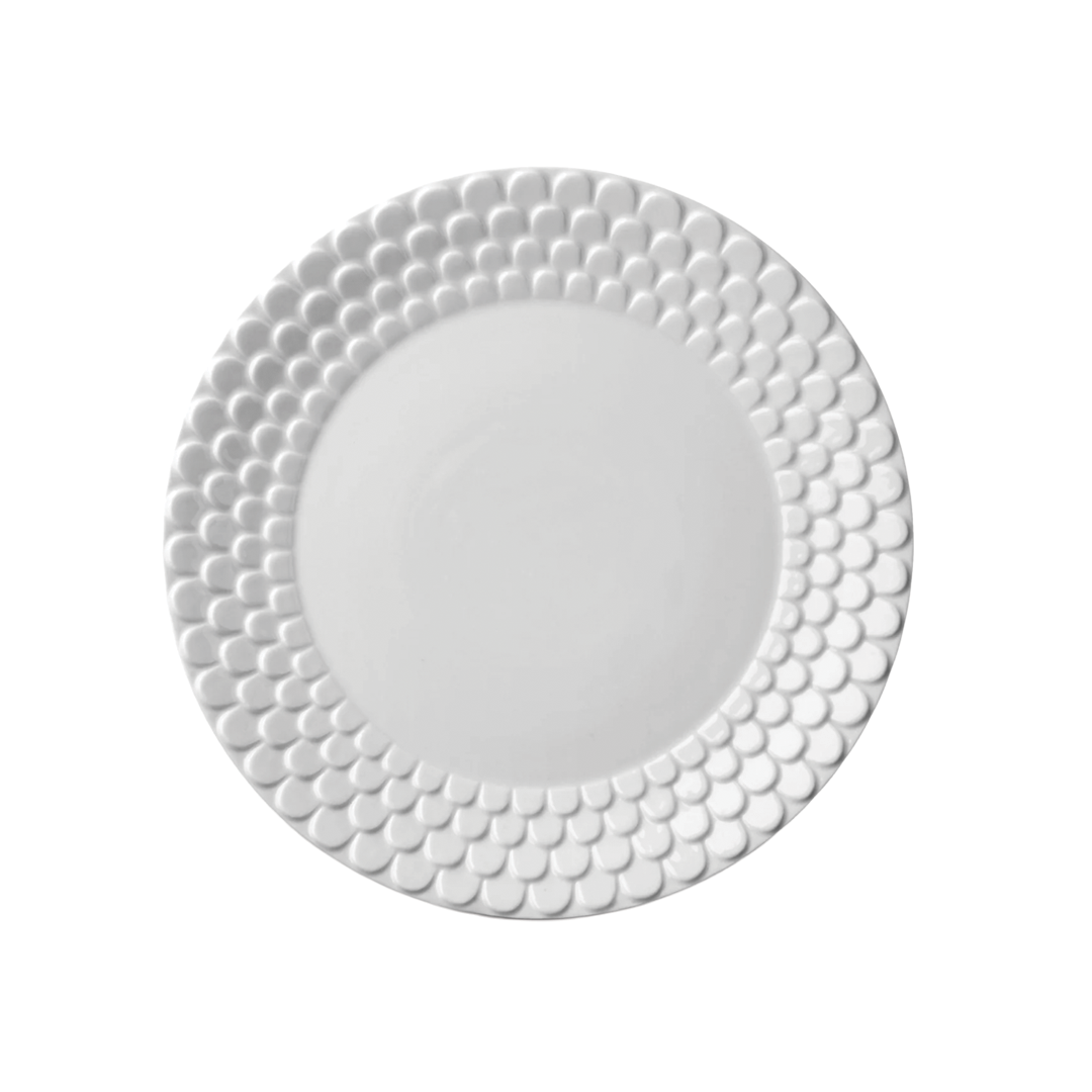 L'Objet Aegean White Dessert Plate