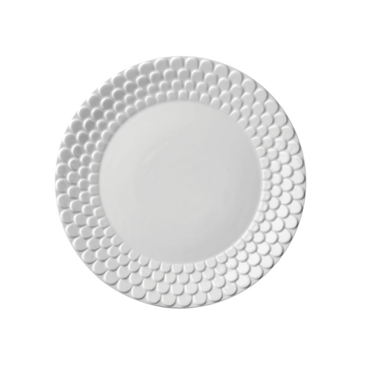 L'Objet Aegean White Dessert Plate
