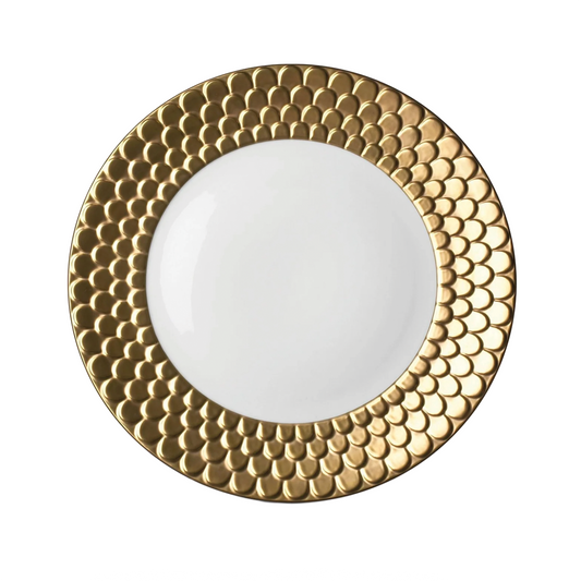 L'Objet Aegean Gold Dinner Plate