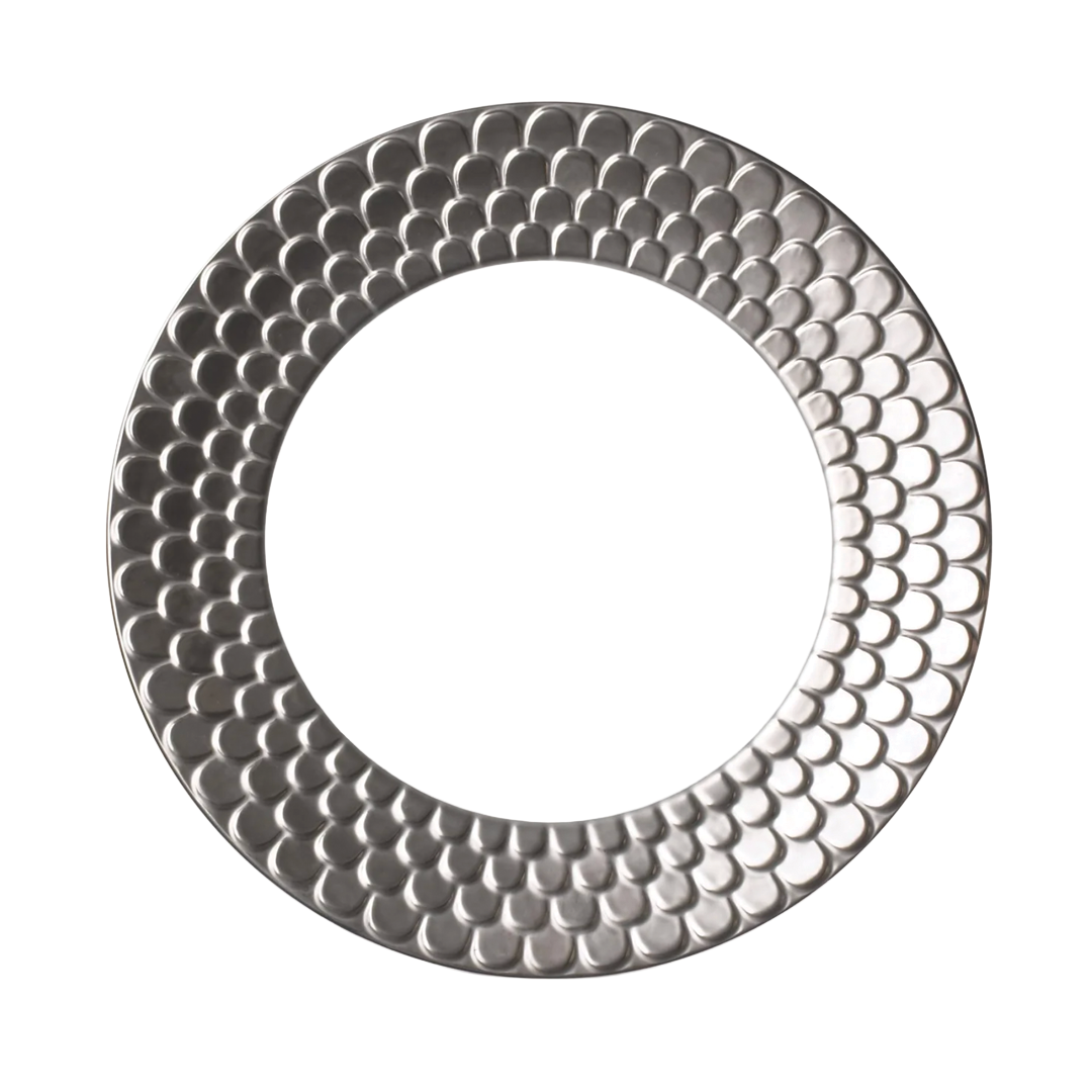 L'Objet Aegean Platinum Dinner Plate