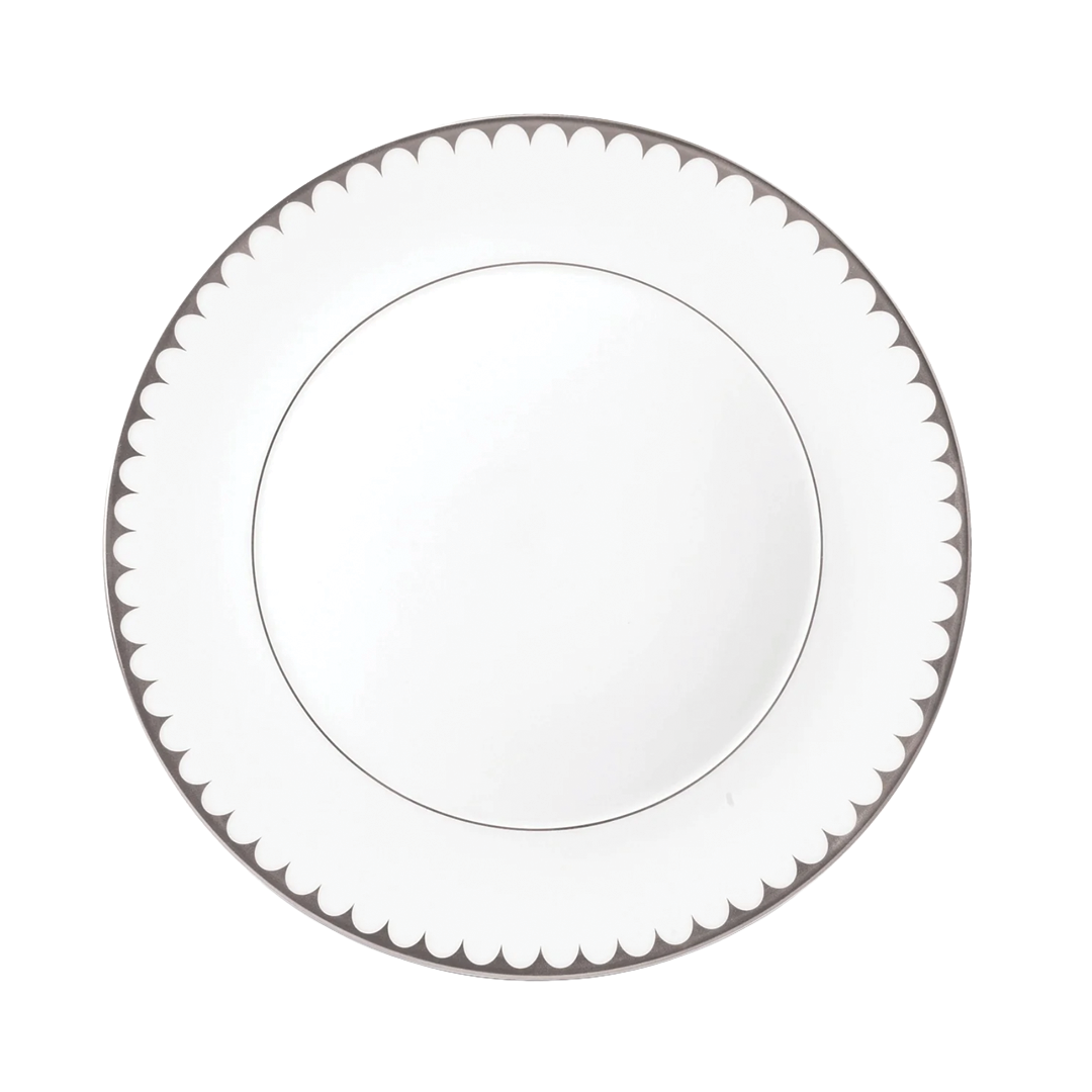 L'Objet Aegean Filet Platinum Dinner Plate