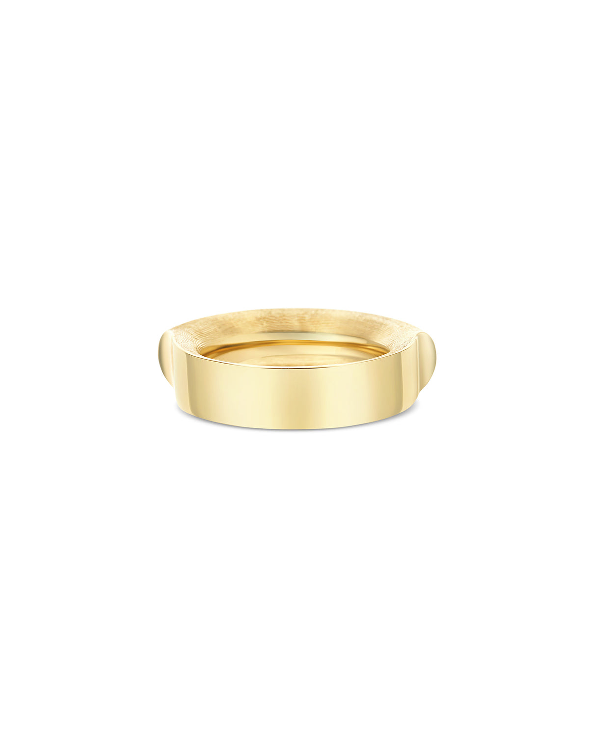 Hand Engraved Libera Aura Gold Ring