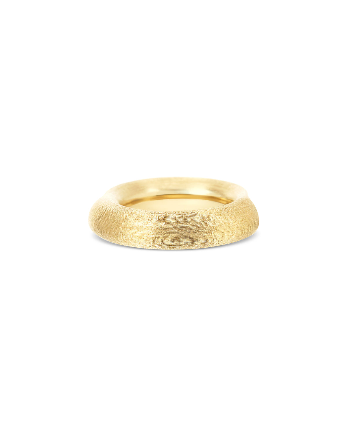 Hand Engraved Libera Aura Gold Ring