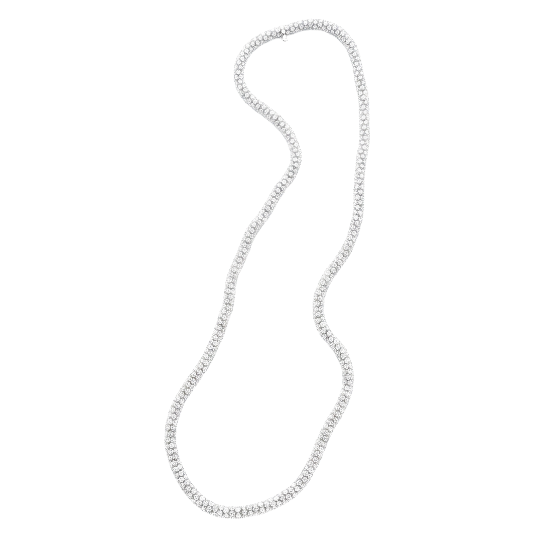 Diamond Mesh Necklace