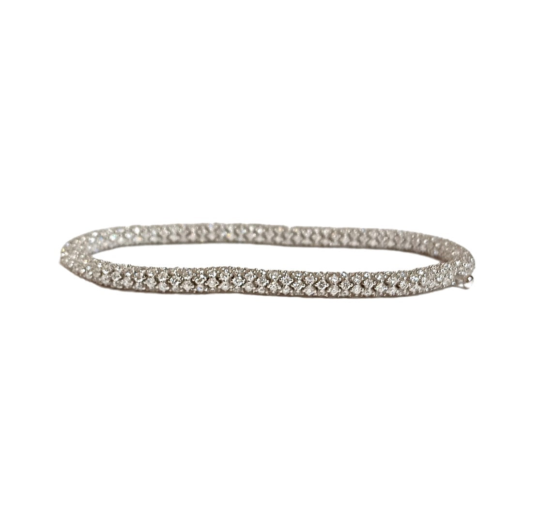 Diamond Round Mesh Bracelet