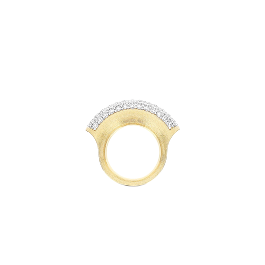 Hand Engraved Libera Diamond Ring