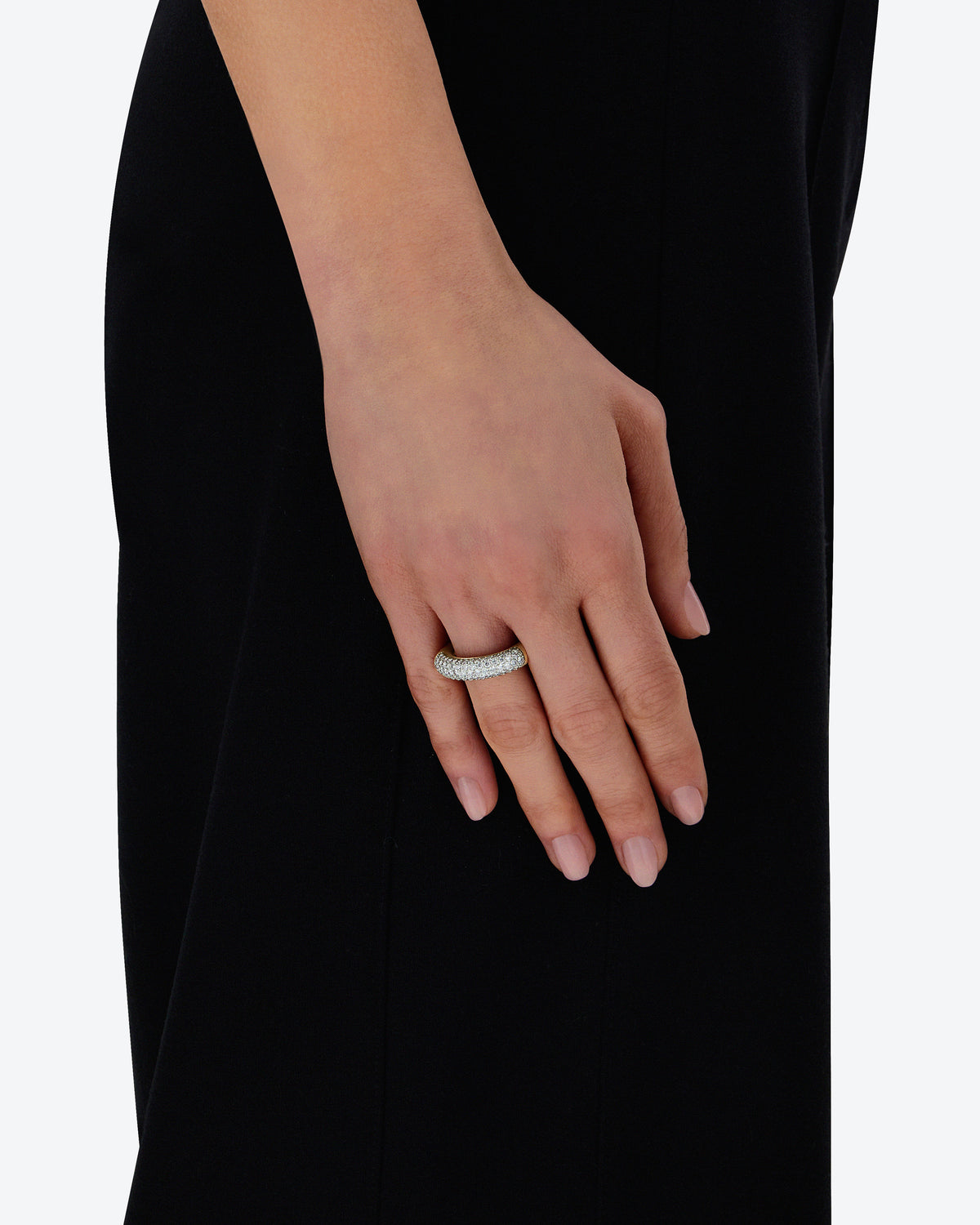 Hand Engraved Libera Diamond Ring