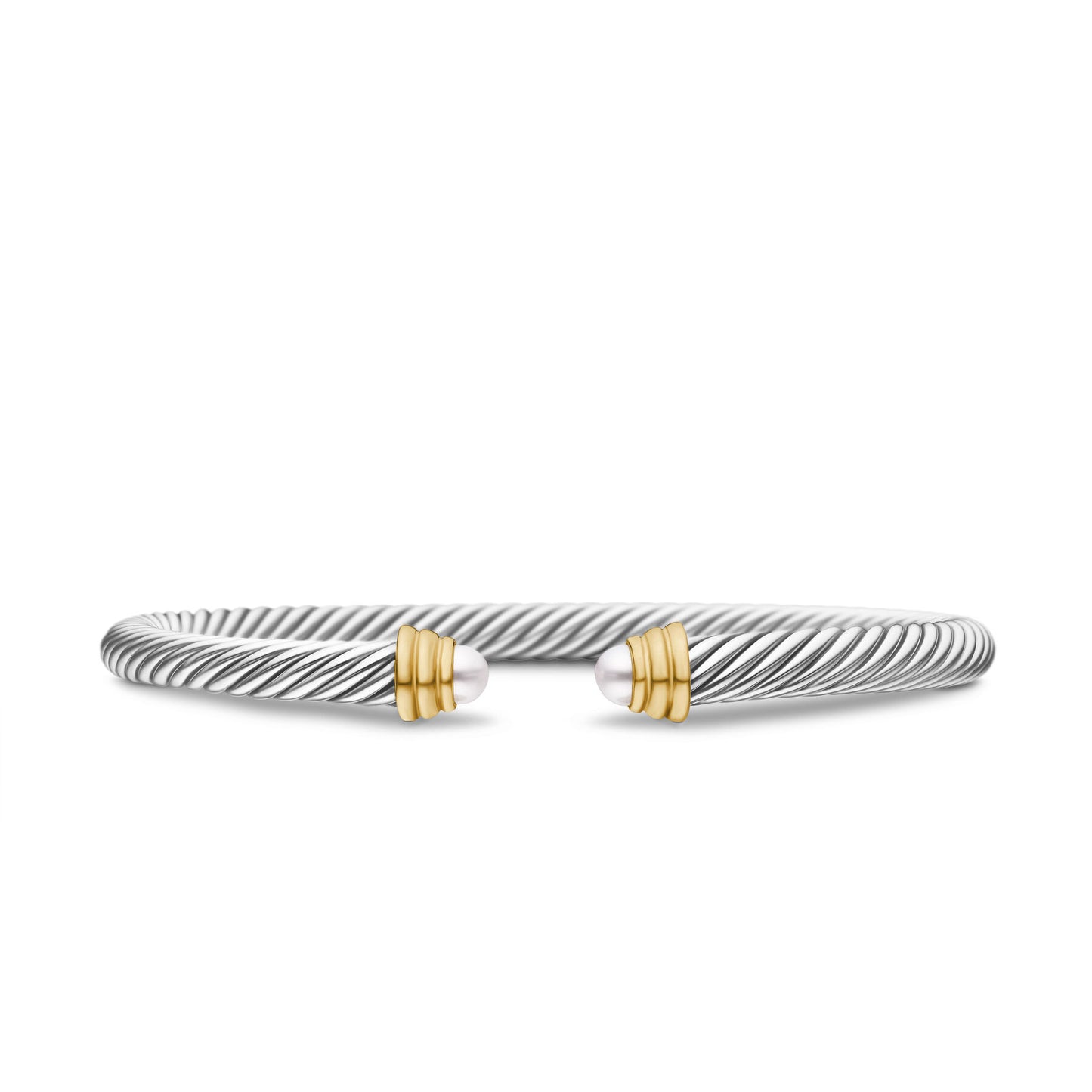 Cable Classics Bracelet with Pearls and Gold