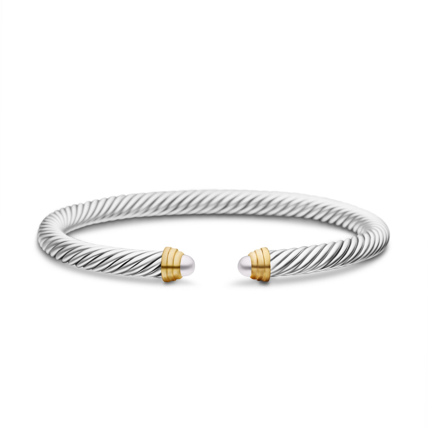 Cable Classics Bracelet with Pearls and Gold