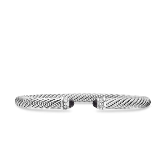 Cable Classics Collection® Bracelet with Black Onyx and Diamonds