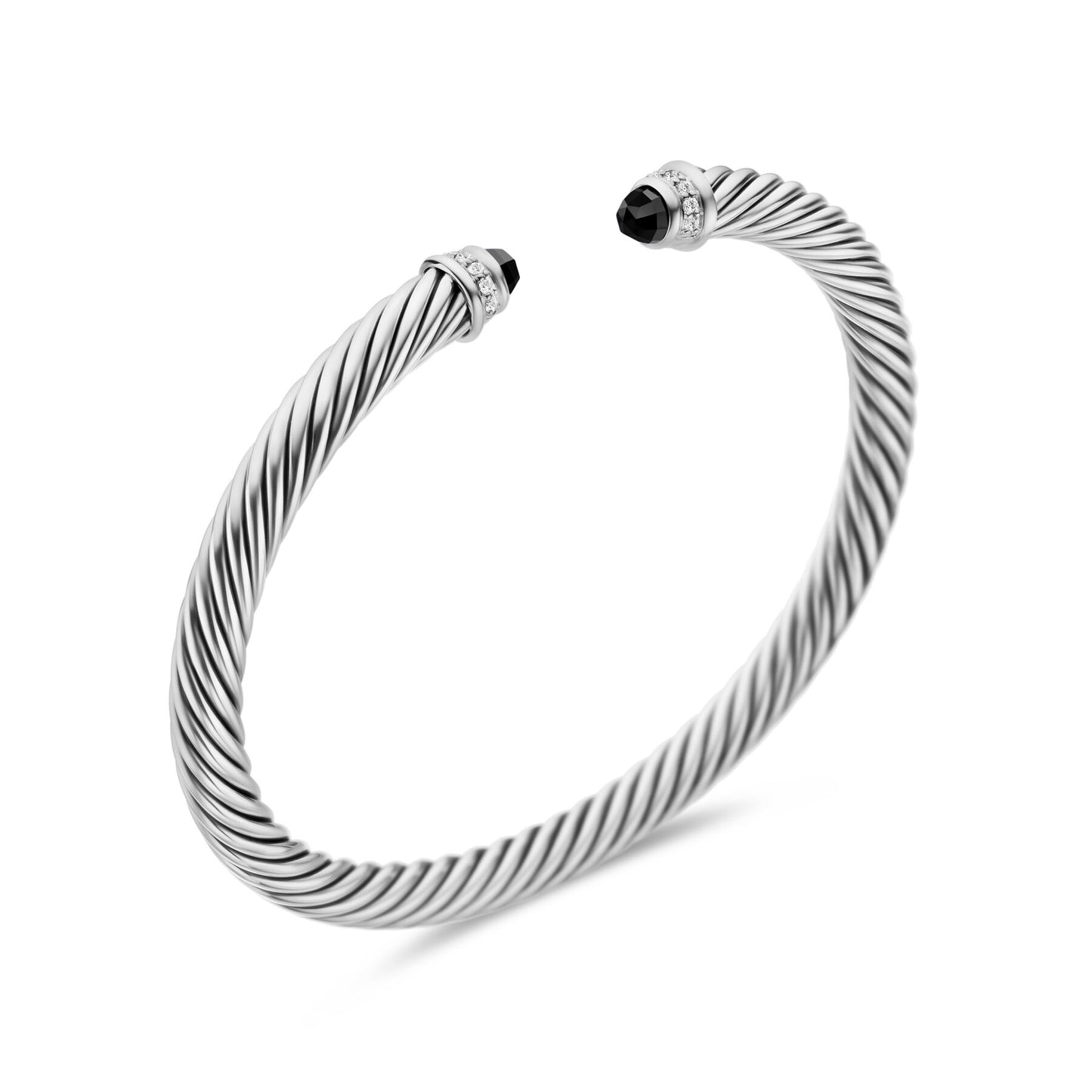 Cable Classics Collection® Bracelet with Black Onyx and Diamonds