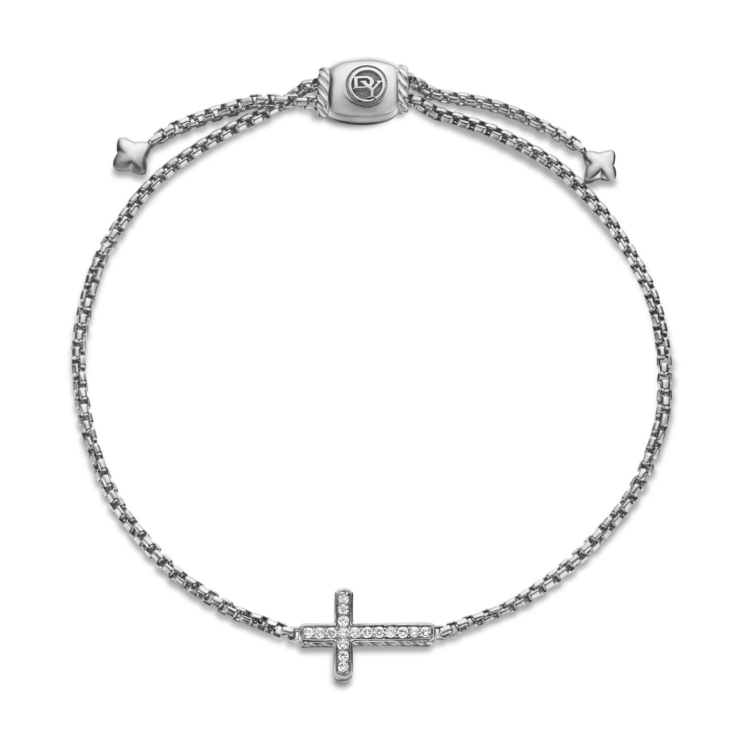 Pave Cross Bracelet with Diamonds