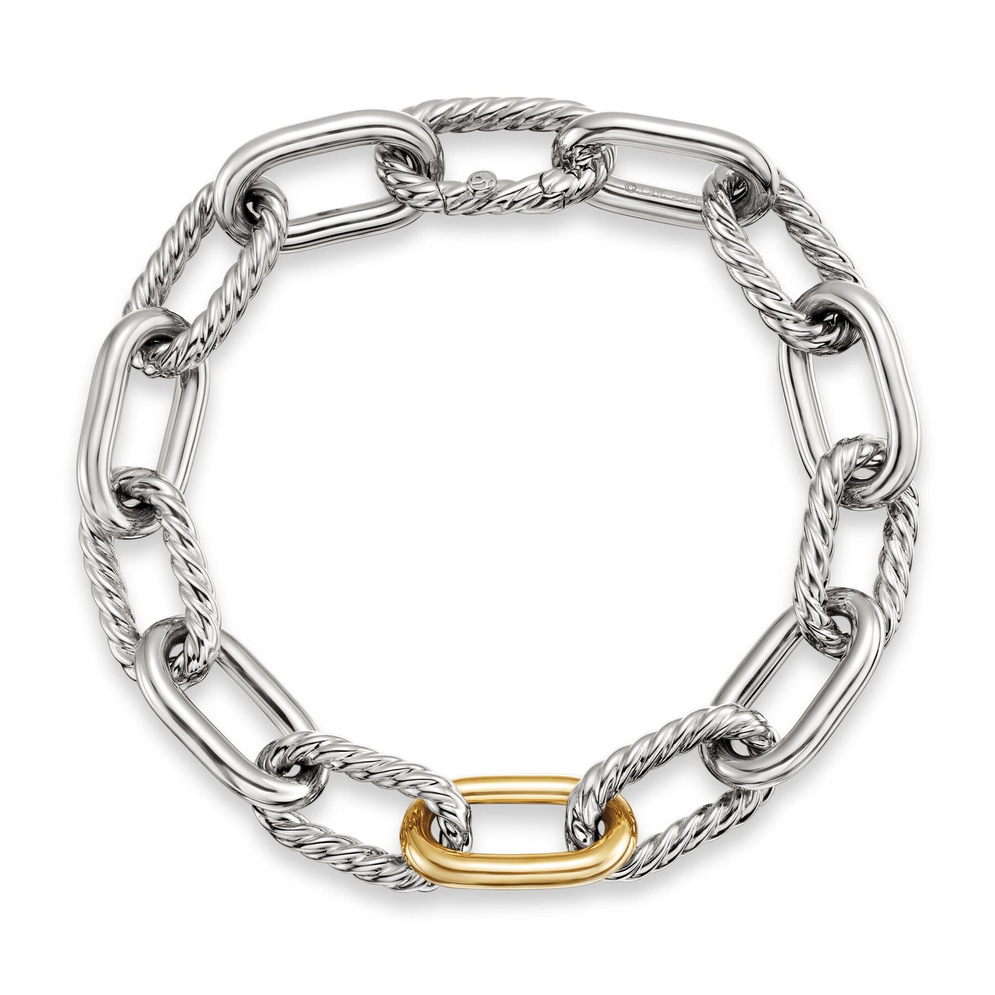 DY Madison Medium Bracelet with 18K Gold, 11mm