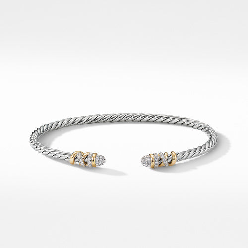 Petite Helena Bracelet with Diamonds and 18K Yellow Gold