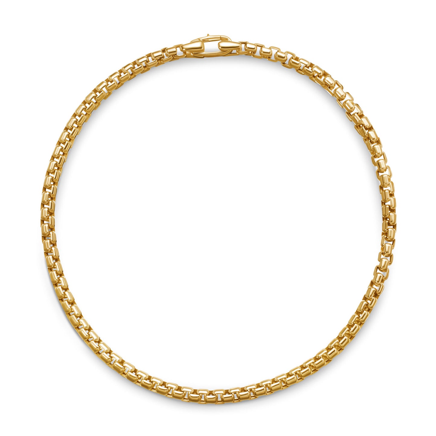 Bel Aire Box Chain Bracelet in 18K Yellow Gold
