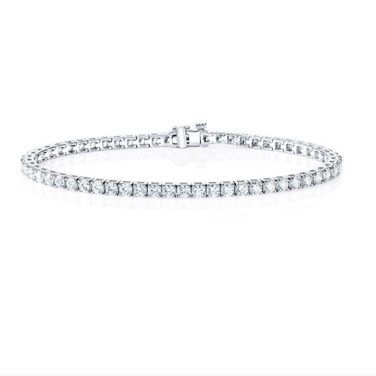 7" Prong Set Tennis Bracelet with 5ct of Diamonds
