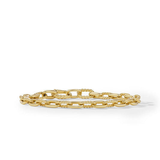 DY Madison® Chain Bracelet in 18K Yellow Gold, 6mm