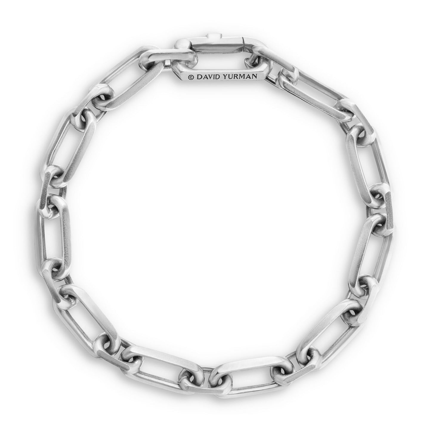 Elongated Open Link Chain Bracelet