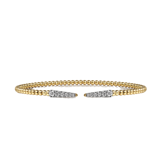 Diamond Spikes Split Bangle