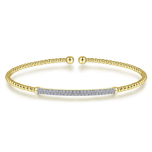 Diamond Bar Split Bangle