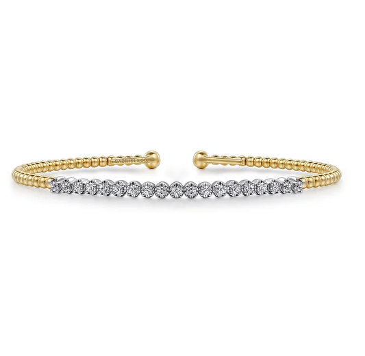 Round Diamond Cuff