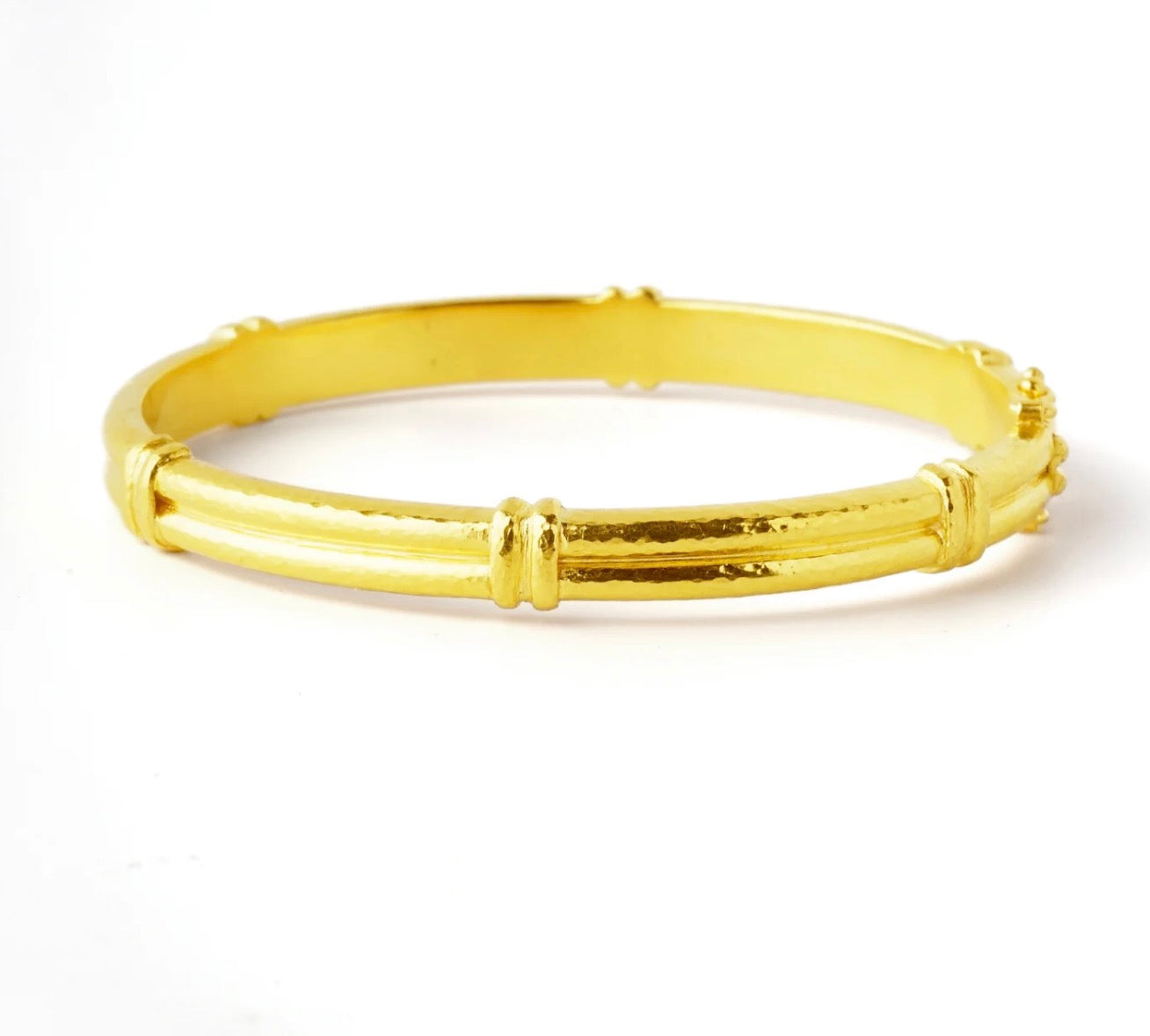 Small Banded Hinged Bangle