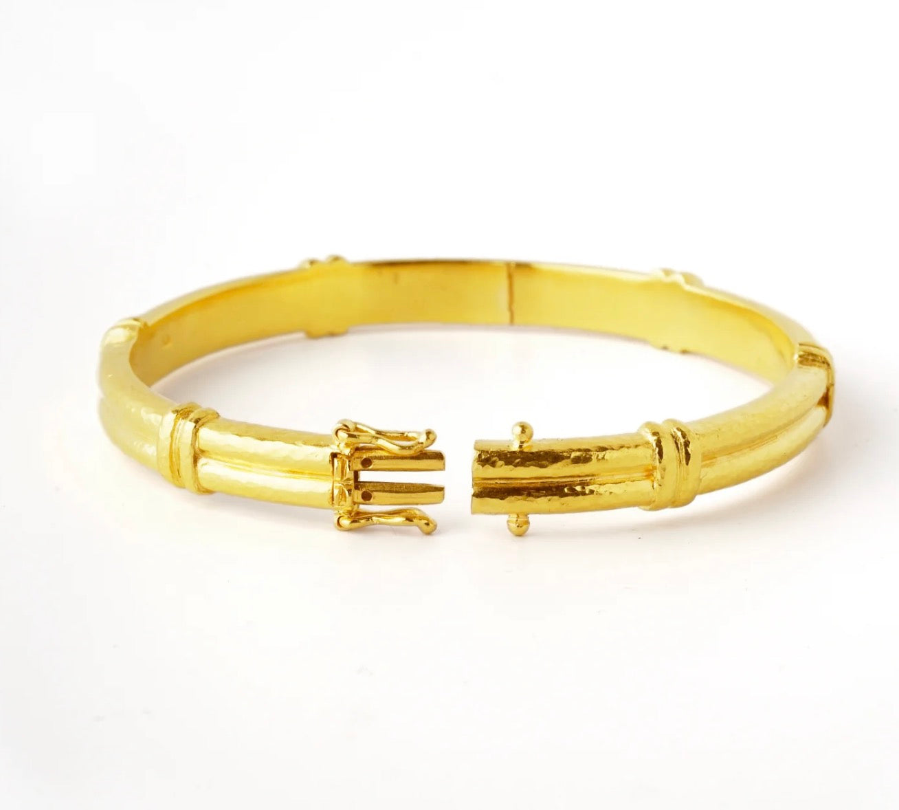 Small Banded Hinged Bangle