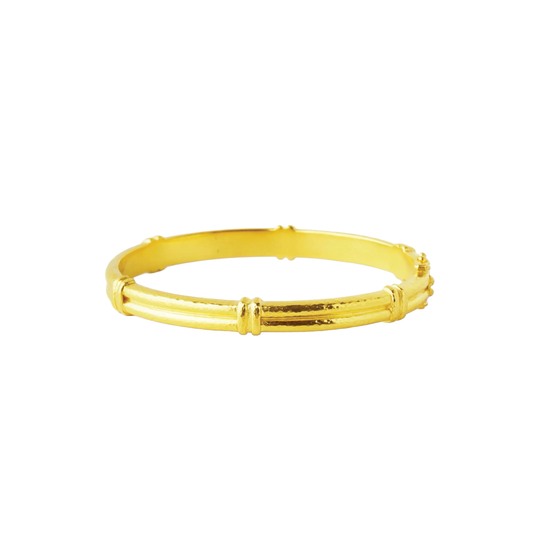 Small Banded Hinged Bangle