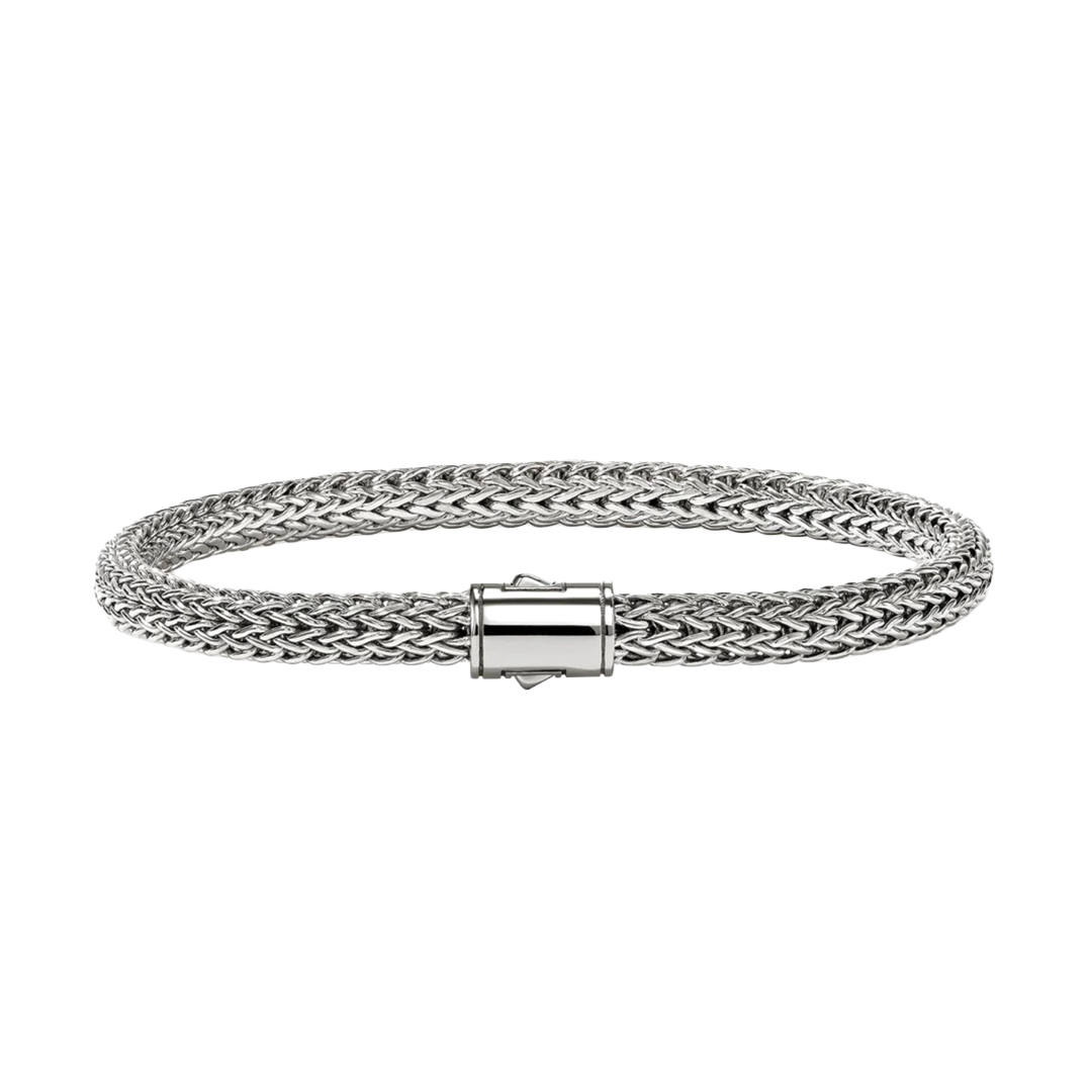 5mm Sterling Silver Icon Link Bracelet