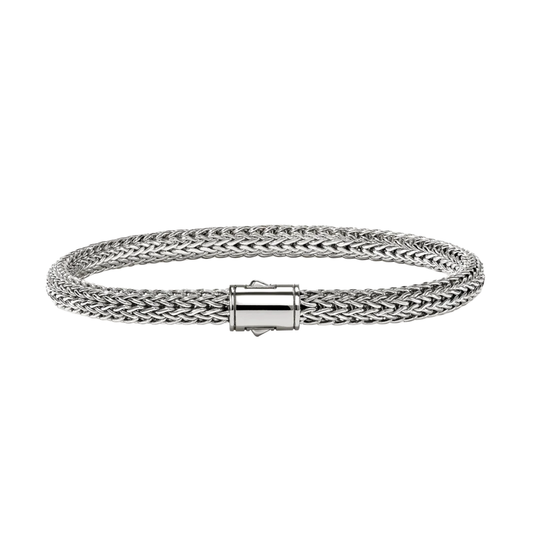 5mm Sterling Silver Icon Link Bracelet