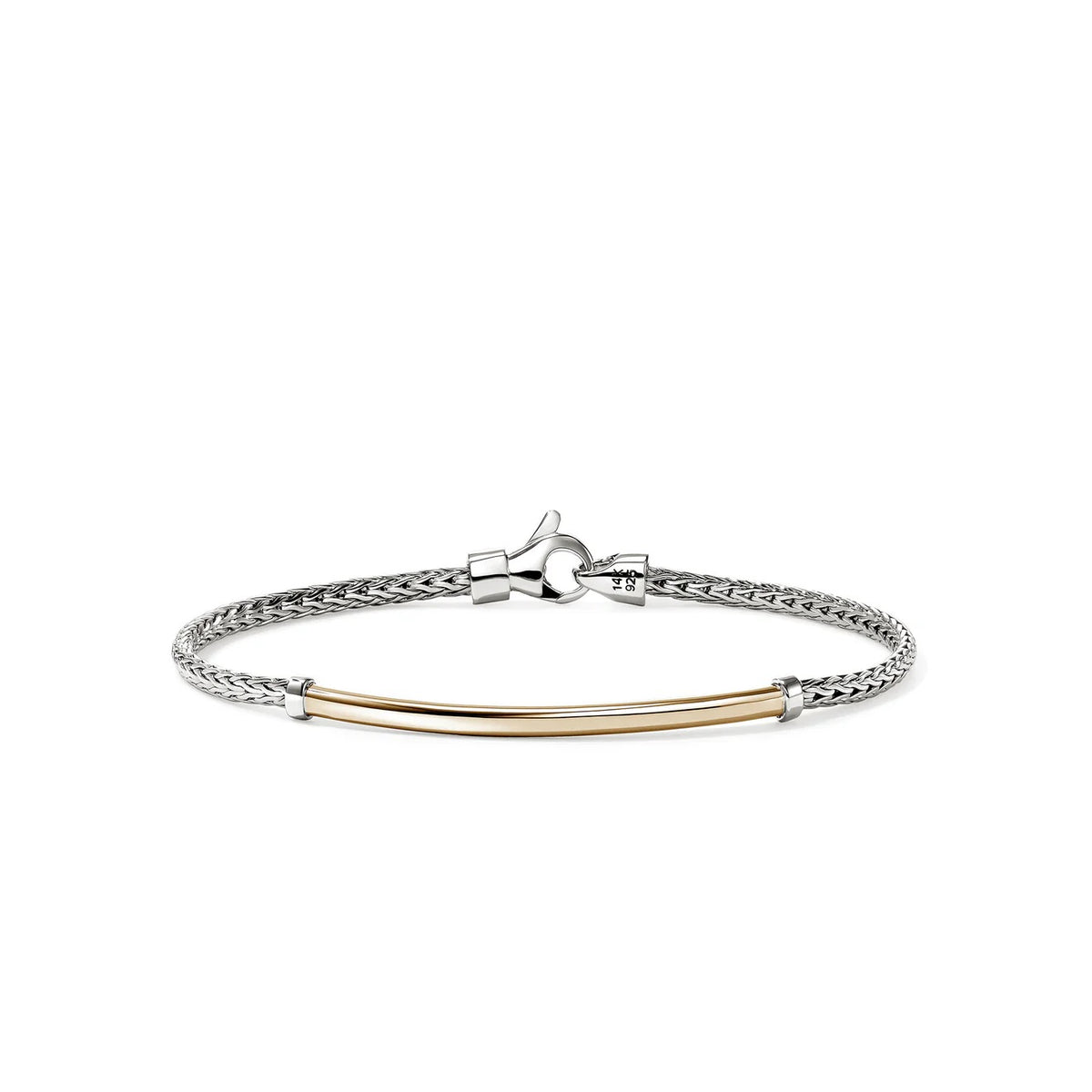 JH Essentials 2.5mm Mini  Chain Gold Bar Bracelet