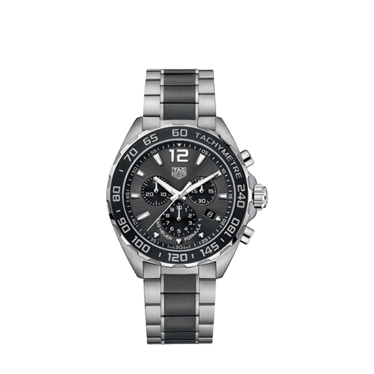 43mm Formula 1 Chronograph Watch with Grey Dial