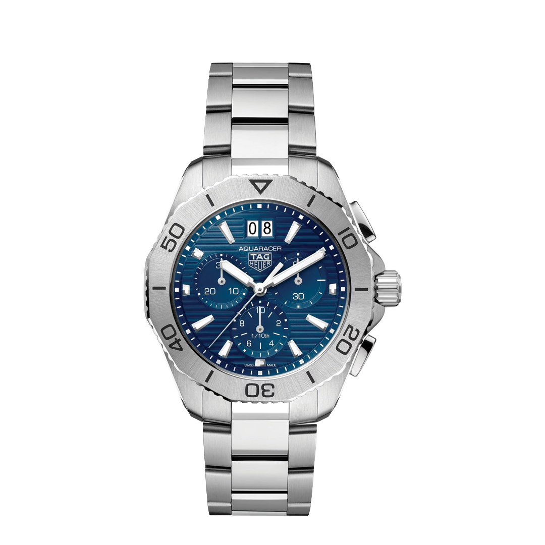40mm Aquaracer Professional Watch with Blue Dial