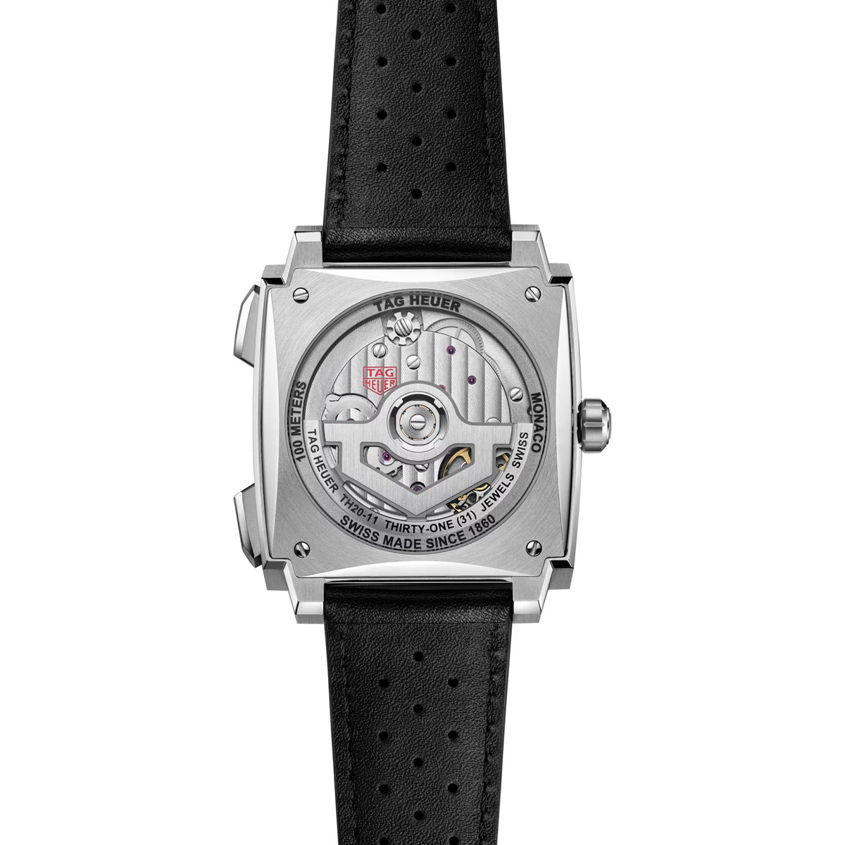 39mm Monaco Chronograph Watch with Blue Dial