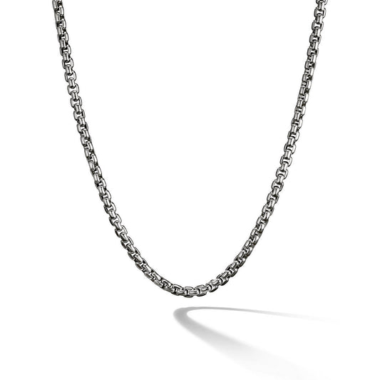 Box Chain Necklace in Sterling Silver, 4.8mm