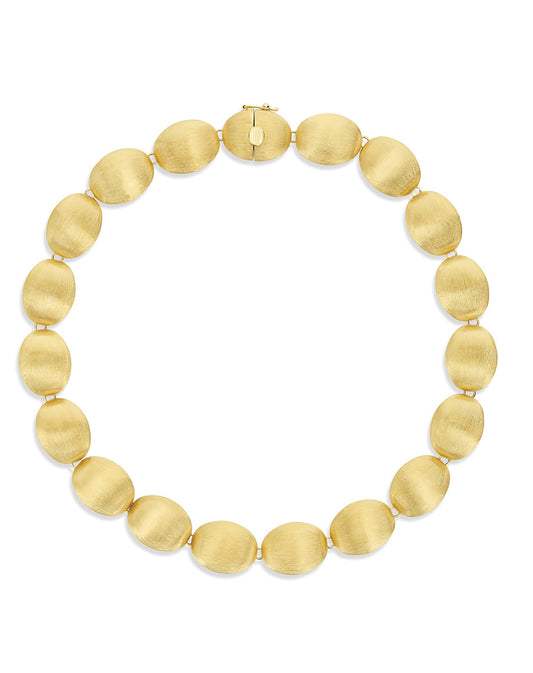'Muse' Pearl Boules Necklace in 18K Yellow Gold