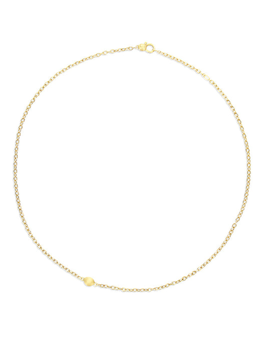 Gold Boule Chain Necklace
