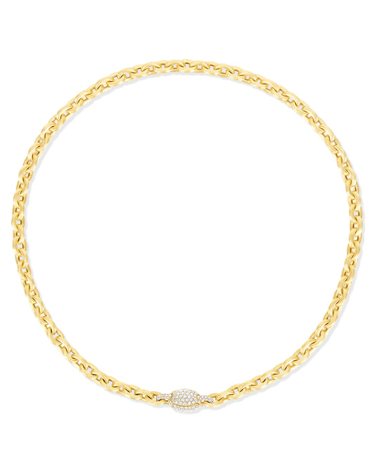 Libera Aura Gold And Diamond Necklace