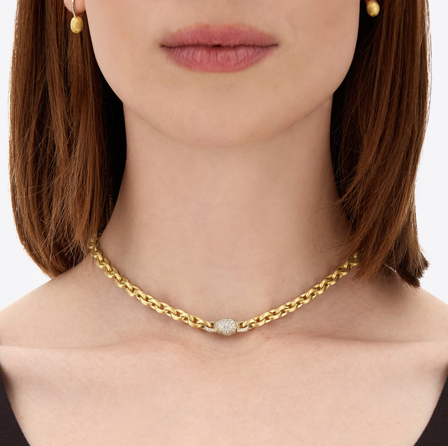 Libera Aura Gold And Diamond Necklace