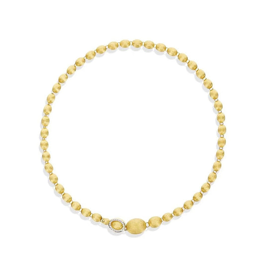 Hand Engraved Convertible Necklace with Diamond Accented Clasp