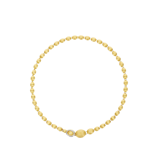 Hand Engraved Convertible Necklace with Diamond Accented Clasp