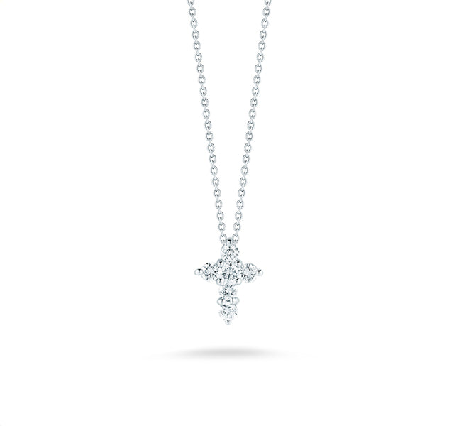 Cross Pendant with Diamonds