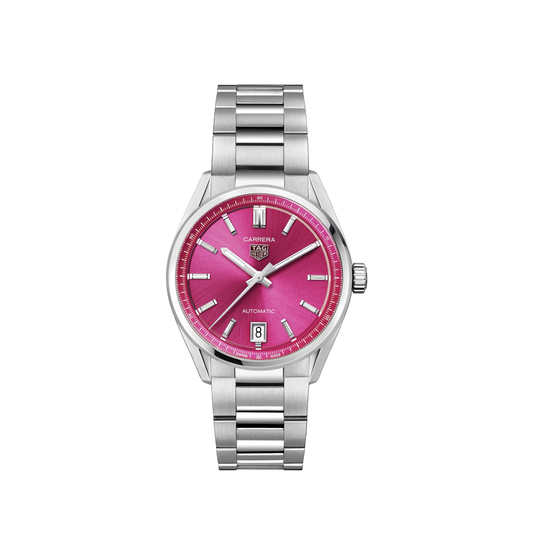 36mm Carrera Watch with Pink Dial