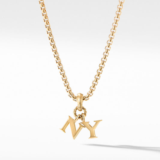 NY Charm in 18K Yellow Gold