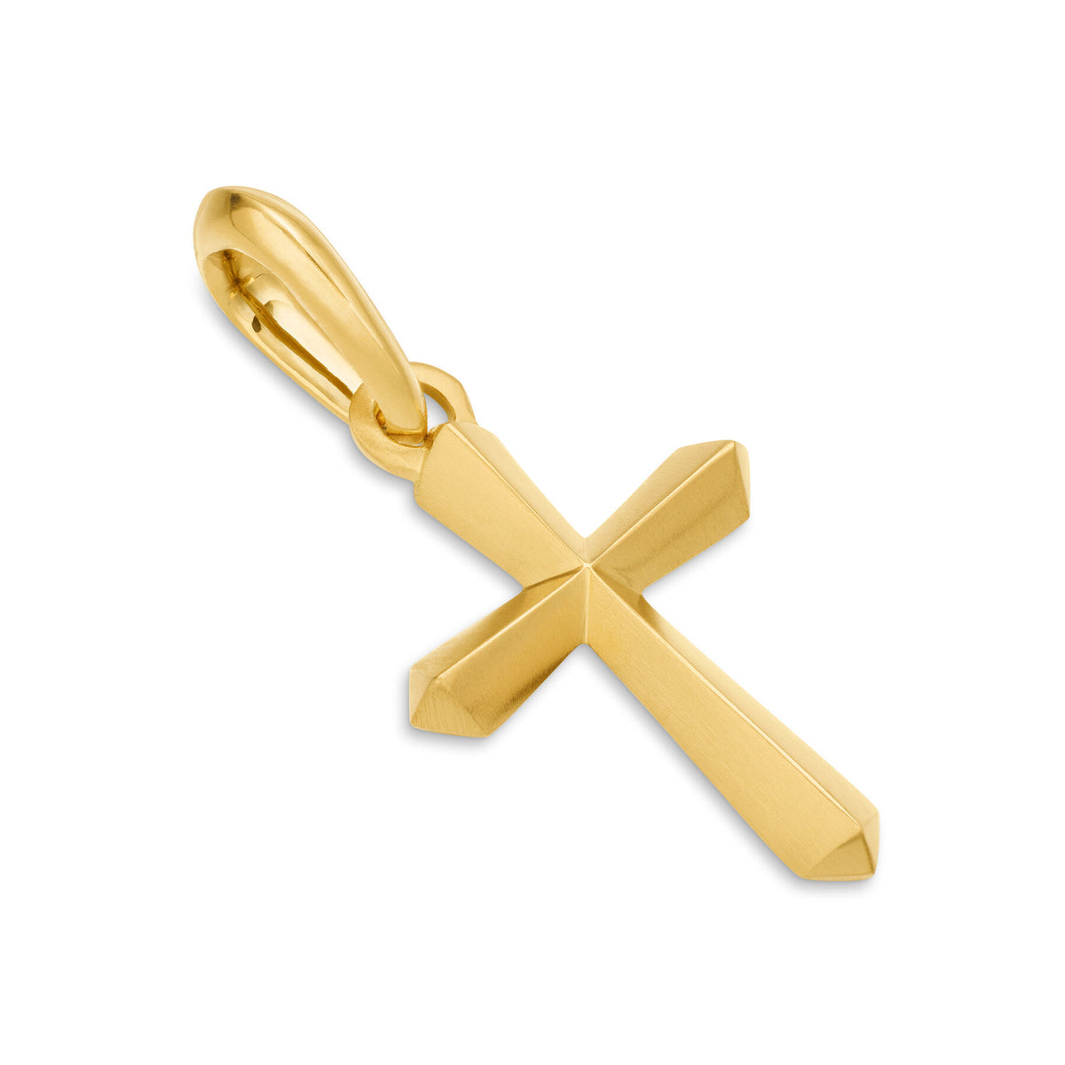 Roman Cross Amulet in 18K Yellow Gold
