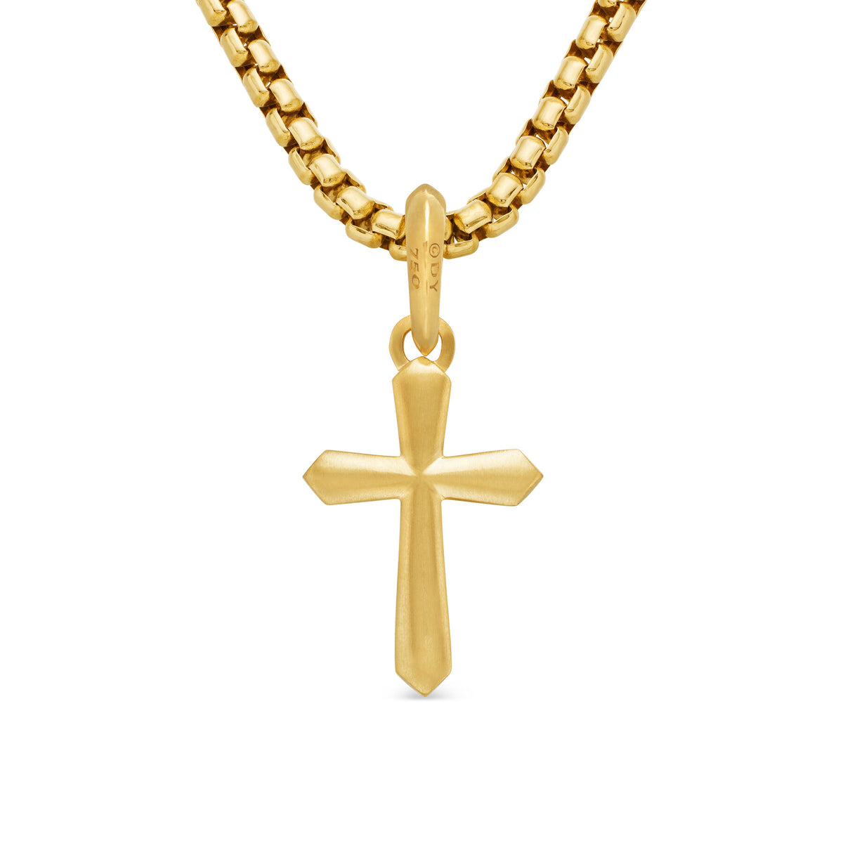Roman Cross Amulet in 18K Yellow Gold