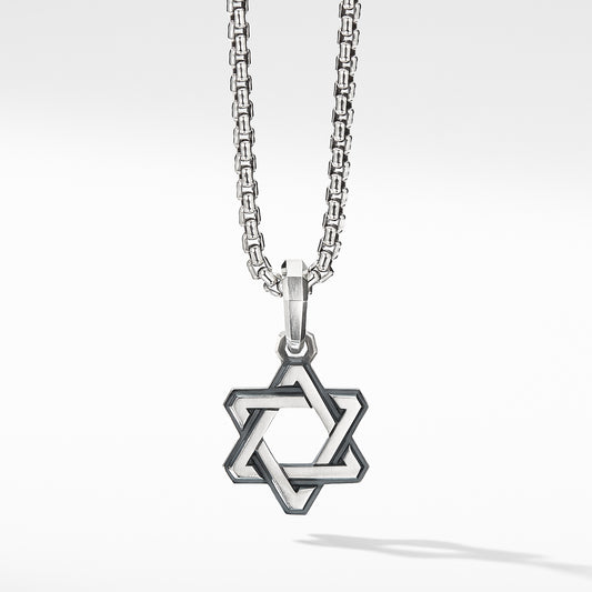 Deco Star of David Pendant