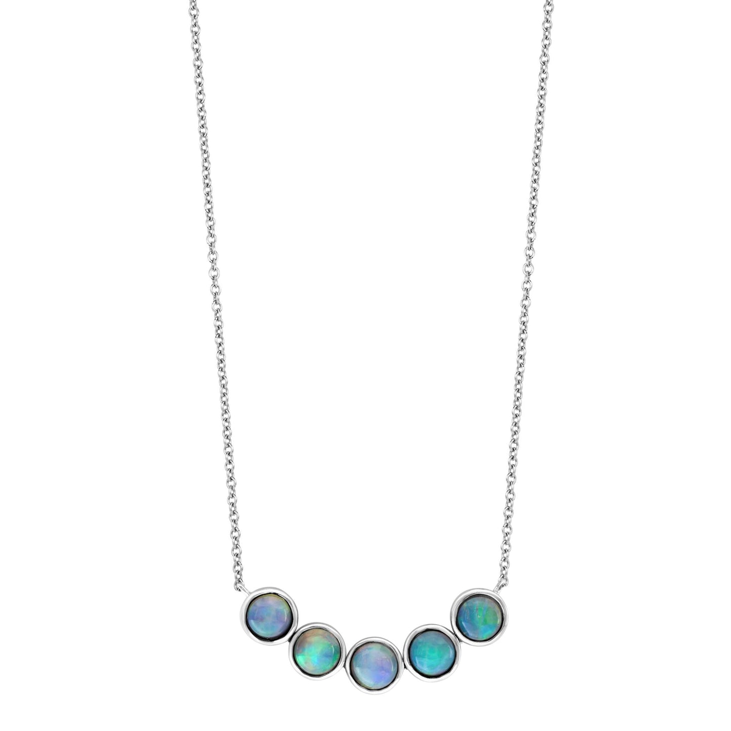 5-Stone Opal Necklace