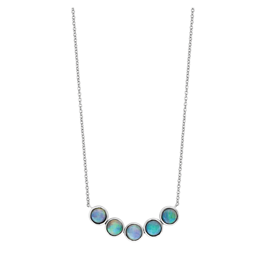 5-Stone Opal Necklace